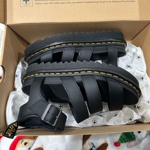 Dr.Martens Blaire Hydro Leather Strap Sandals  Size 38